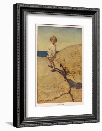 My Shadow by Robert Louis Stevenson-Jessie Willcox-Smith-Framed Photographic Print