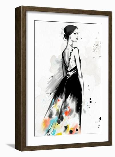 My Sketch 1-Kimberly Allen-Framed Art Print