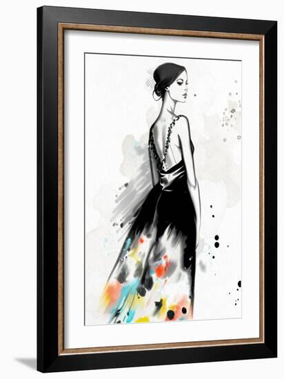 My Sketch 1-Kimberly Allen-Framed Art Print