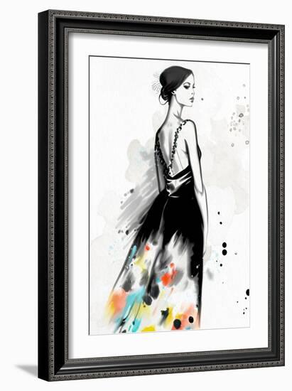 My Sketch 1-Kimberly Allen-Framed Art Print