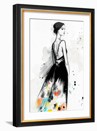 My Sketch 1-Kimberly Allen-Framed Art Print