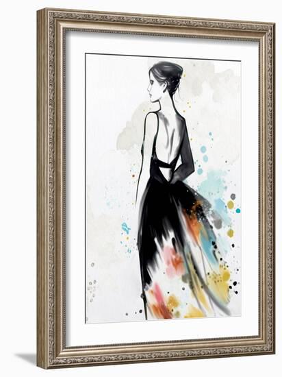 My Sketch 2-Kimberly Allen-Framed Art Print