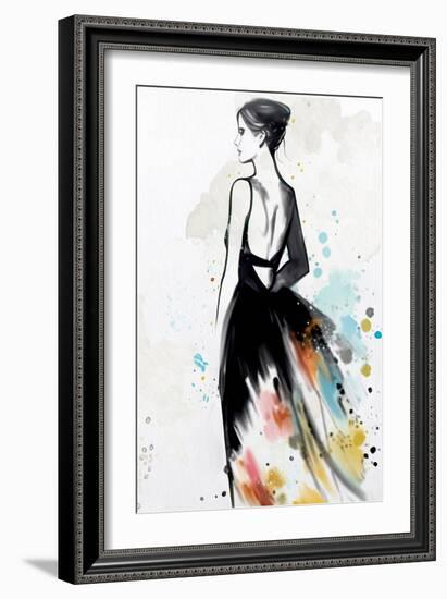 My Sketch 2-Kimberly Allen-Framed Art Print