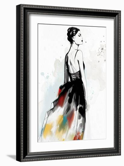 My Sketch 3-Kimberly Allen-Framed Art Print