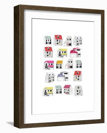 My Street-Hanna Melin-Framed Giclee Print