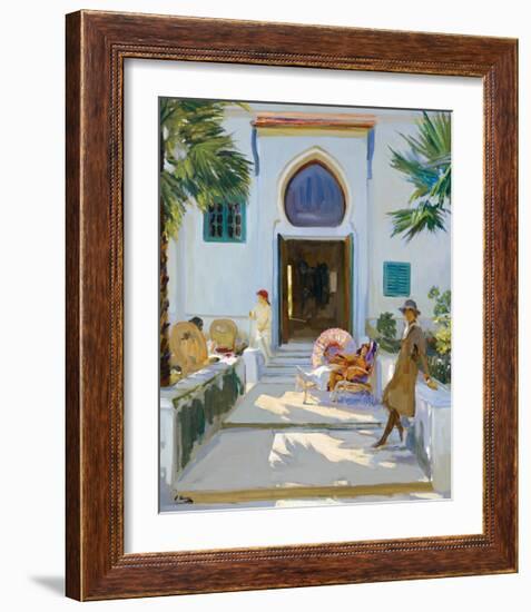 My Studio Door, Tangier-Sir John Lavery-Framed Premium Giclee Print