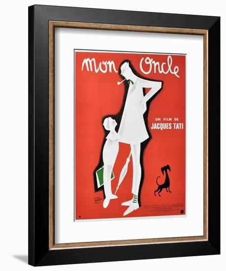 My Uncle, 1958, "Mon Oncle" Directed by Jacques Tati-null-Framed Giclee Print