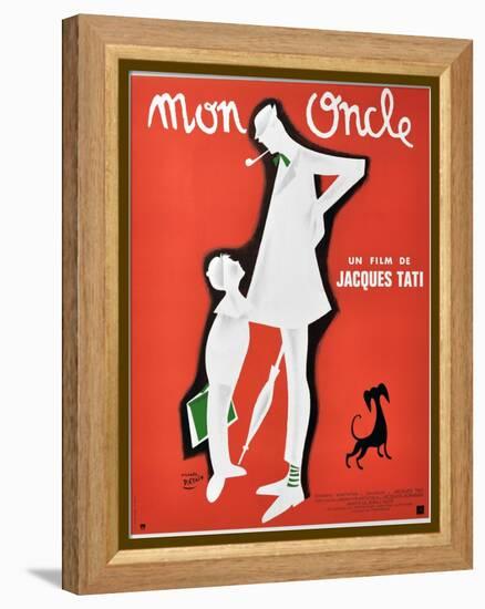 My Uncle, 1958, "Mon Oncle" Directed by Jacques Tati-null-Framed Premier Image Canvas