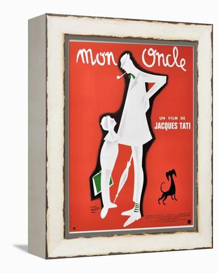 My Uncle, 1958, "Mon Oncle" Directed by Jacques Tati-null-Framed Premier Image Canvas