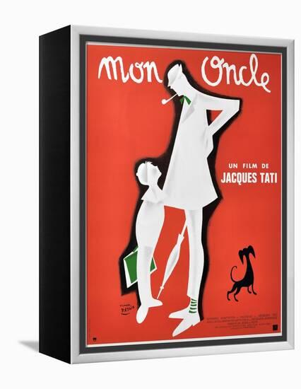 My Uncle, 1958, "Mon Oncle" Directed by Jacques Tati-null-Framed Premier Image Canvas