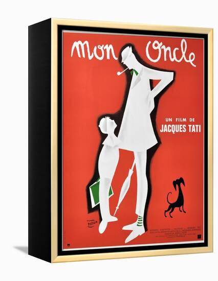 My Uncle, 1958, "Mon Oncle" Directed by Jacques Tati-null-Framed Premier Image Canvas