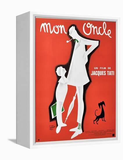 My Uncle, 1958, "Mon Oncle" Directed by Jacques Tati-null-Framed Premier Image Canvas