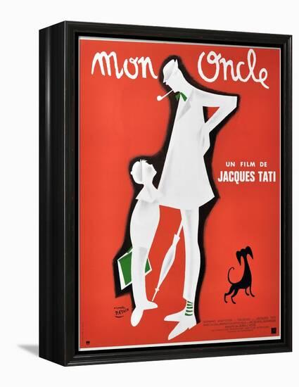 My Uncle, 1958, "Mon Oncle" Directed by Jacques Tati-null-Framed Premier Image Canvas