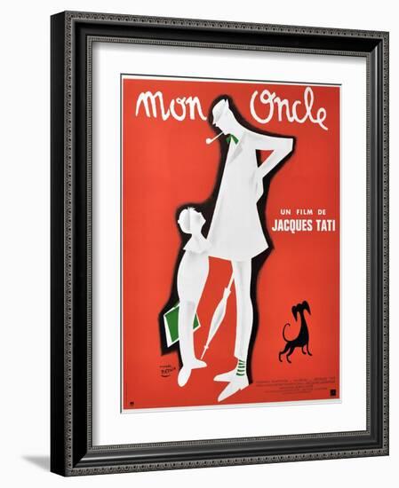 My Uncle, 1958, "Mon Oncle" Directed by Jacques Tati-null-Framed Giclee Print