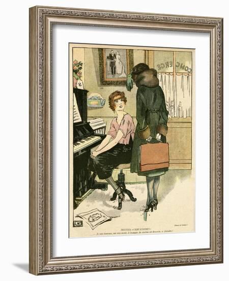 My Voice Is Improving-Georges Leonnec-Framed Art Print