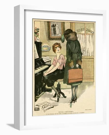 My Voice Is Improving-Georges Leonnec-Framed Art Print