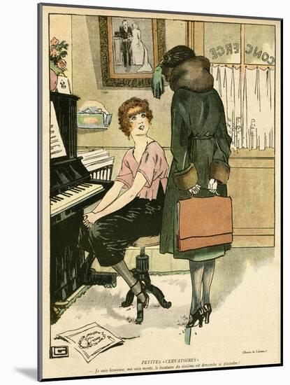 My Voice Is Improving-Georges Leonnec-Mounted Art Print