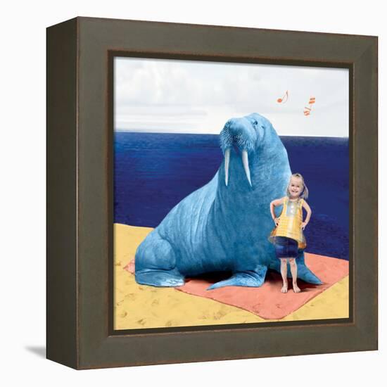 My Walrus Friend-Nancy Tillman-Framed Stretched Canvas