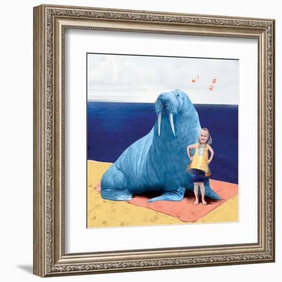 My Walrus Friend-Nancy Tillman-Framed Art Print