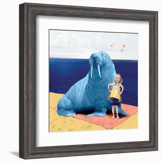 My Walrus Friend-Nancy Tillman-Framed Art Print