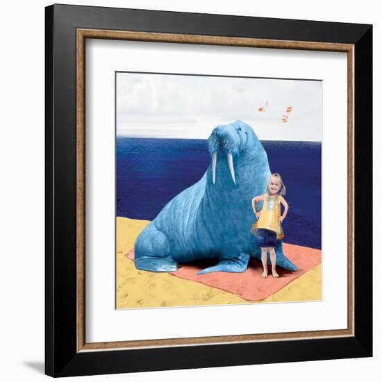 My Walrus Friend-Nancy Tillman-Framed Art Print