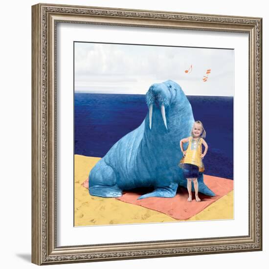 My Walrus Friend-Nancy Tillman-Framed Art Print