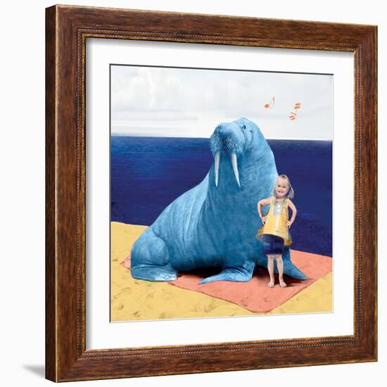 My Walrus Friend-Nancy Tillman-Framed Art Print
