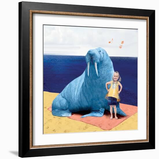 My Walrus Friend-Nancy Tillman-Framed Art Print