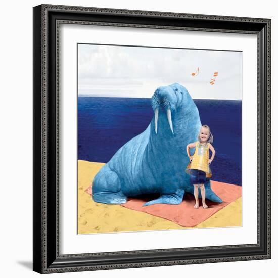 My Walrus Friend-Nancy Tillman-Framed Art Print