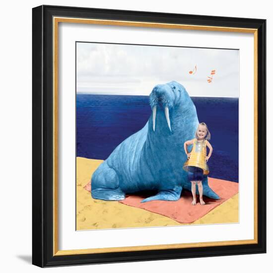 My Walrus Friend-Nancy Tillman-Framed Art Print