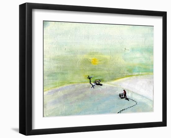 My Wheelbarrow and the Snow Tiger, 2004-Gigi Sudbury-Framed Giclee Print