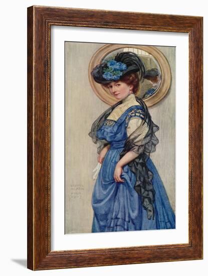 'My Wife', 1907-Hugh Lionel Heath-Framed Giclee Print