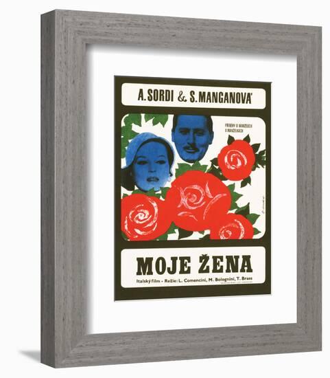 My Wife-Moje Zena-null-Framed Premium Giclee Print