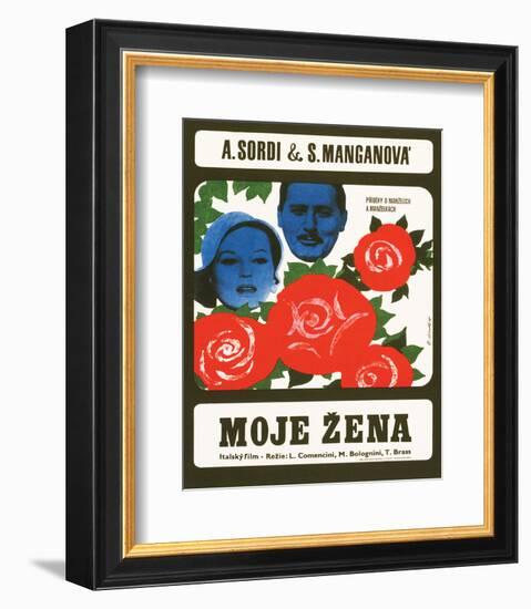 My Wife-Moje Zena-null-Framed Premium Giclee Print