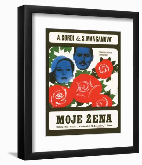 My Wife-Moje Zena-null-Framed Premium Giclee Print