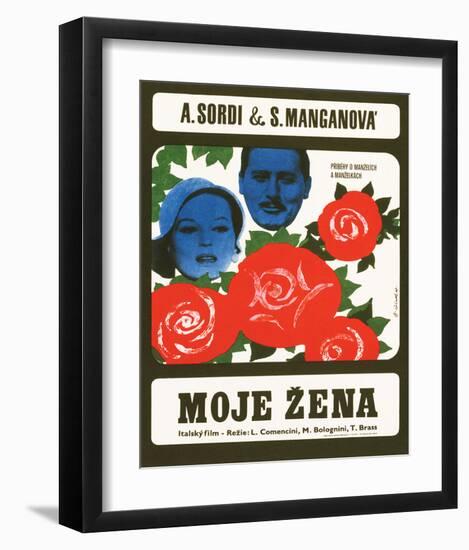 My Wife-Moje Zena-null-Framed Art Print
