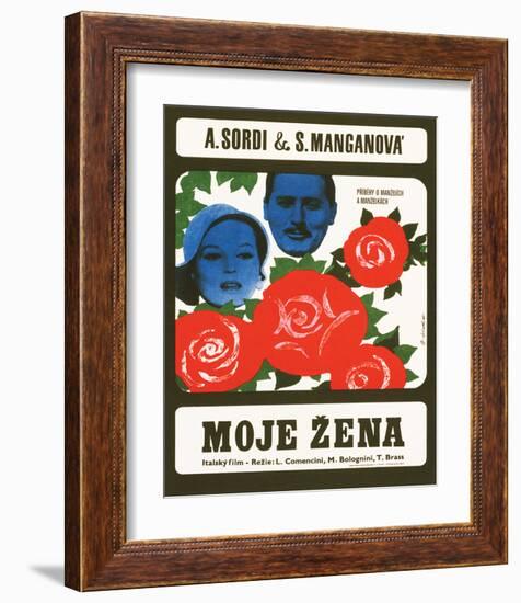 My Wife-Moje Zena-null-Framed Art Print