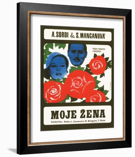 My Wife-Moje Zena-null-Framed Art Print