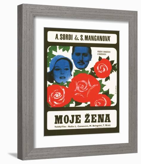 My Wife-Moje Zena-null-Framed Art Print