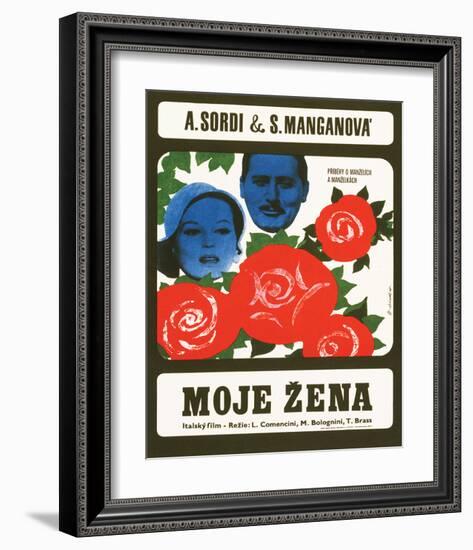 My Wife-Moje Zena-null-Framed Art Print