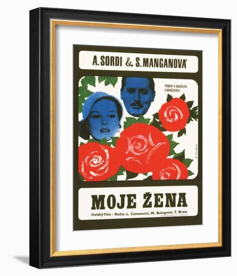 My Wife-Moje Zena-null-Framed Art Print