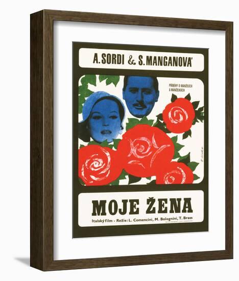 My Wife-Moje Zena-null-Framed Art Print