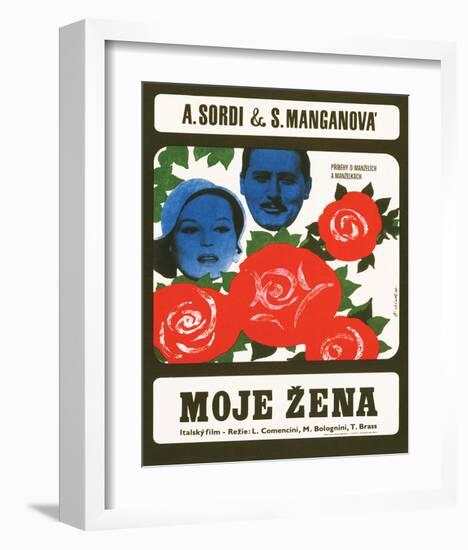 My Wife-Moje Zena-null-Framed Art Print