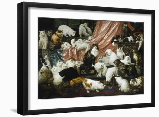 My Wife's Lovers, C. 1890 (Oil on Canvas)-Carl Kahler-Framed Giclee Print