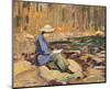 My Wife, Sackville River-Arthur Lismer-Mounted Premium Giclee Print