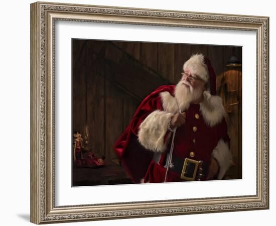 My Work Here is Done-Santa’s Workshop-Framed Giclee Print