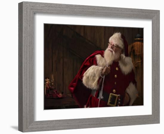 My Work Here is Done-Santa’s Workshop-Framed Giclee Print