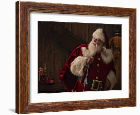 My Work Here is Done-Santa’s Workshop-Framed Giclee Print