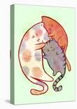 Cuddling Cats-My Zoetrope-Art Print