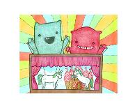 Ice Cream Castle-My Zoetrope-Art Print